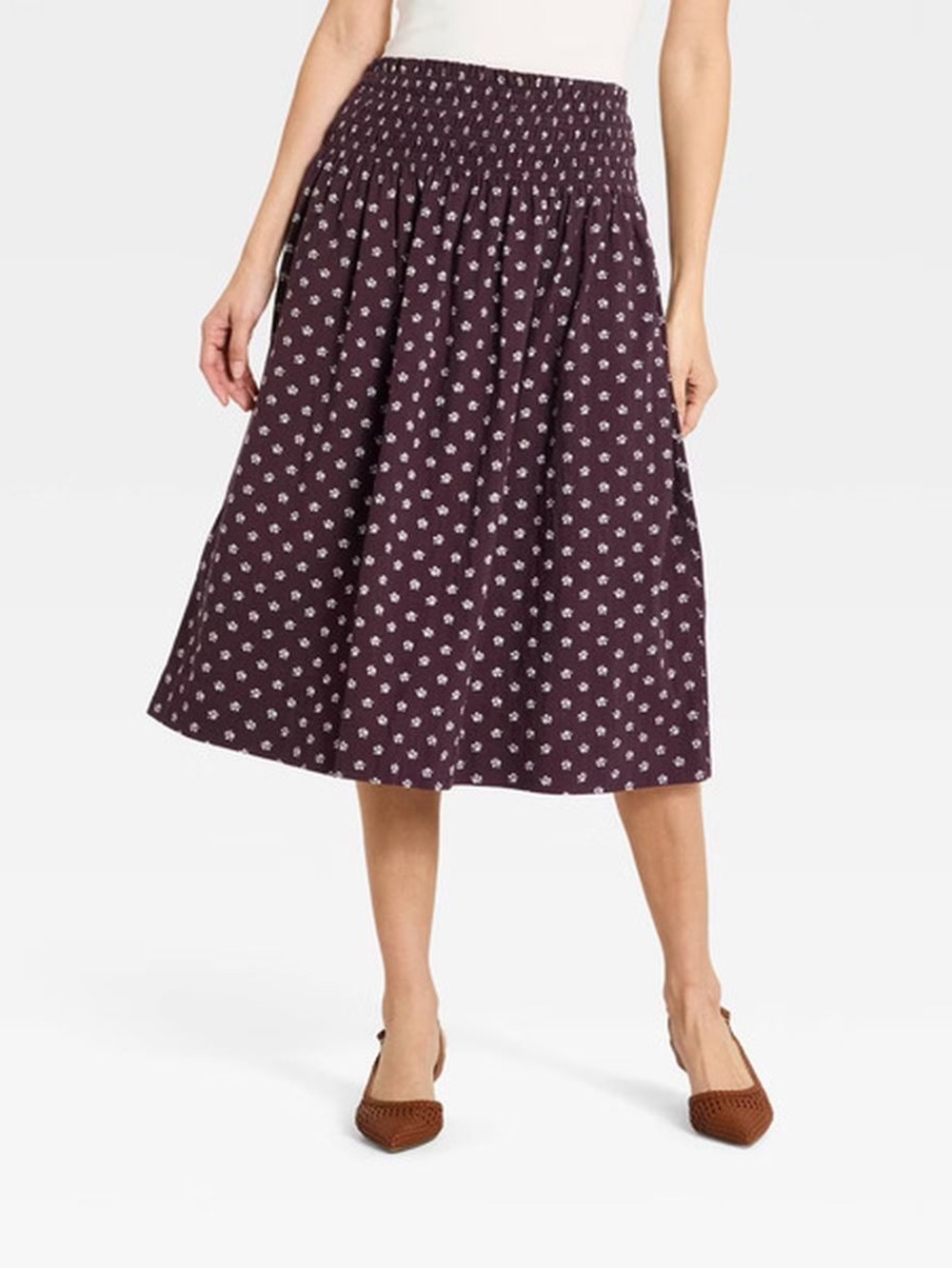 Universal Thread Purple Maxi A-line Skirt (Size M)
